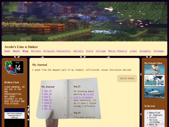 blog screenshot