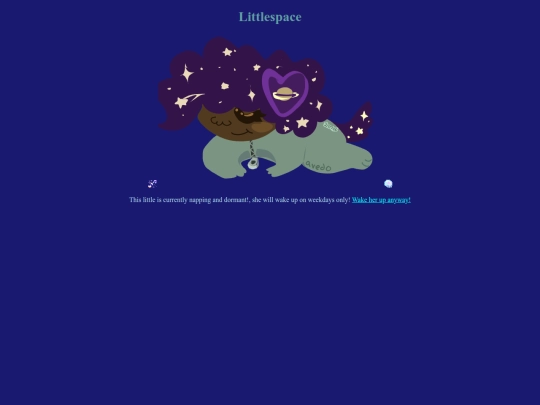 ocs/sonas/pupp/naptime screenshot