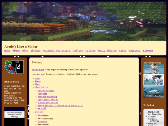sitemap screenshot