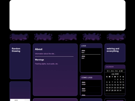 log screenshot