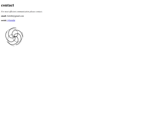 pages/contact screenshot