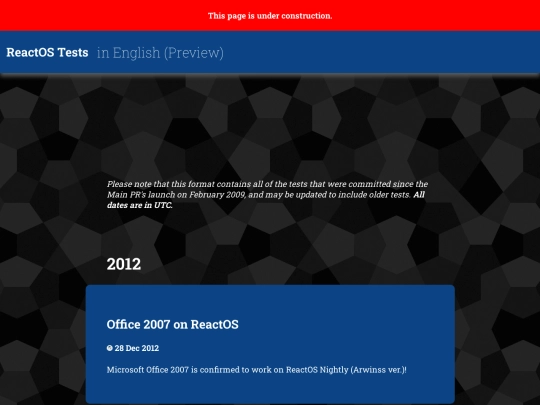 rostests screenshot