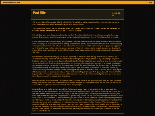 blog-template screenshot