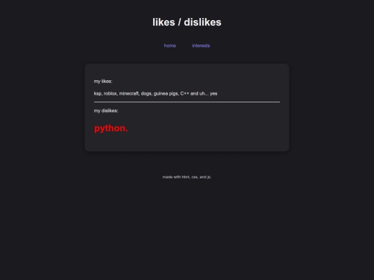 likes-dislikes screenshot