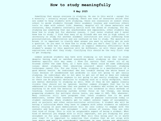 how-to-study screenshot