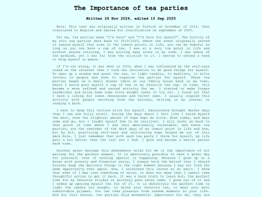 the-importance-of-tea-parties screenshot