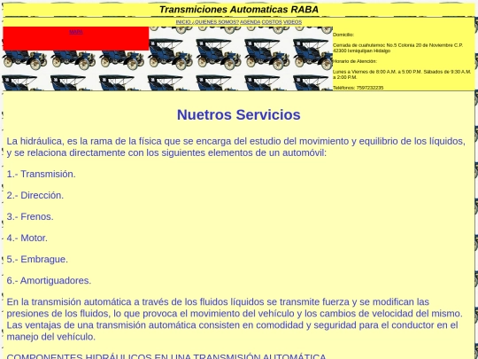 taller/inicio screenshot