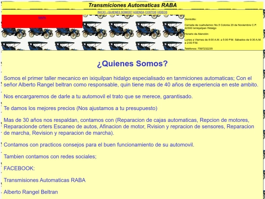 taller/quienes screenshot