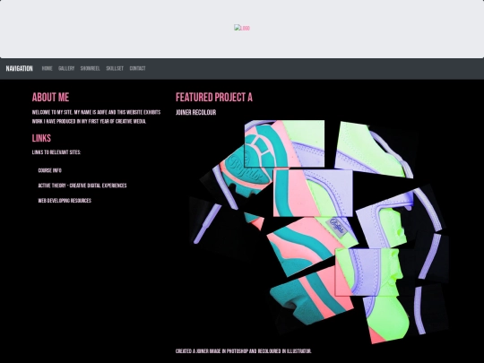 portfoliosite screenshot