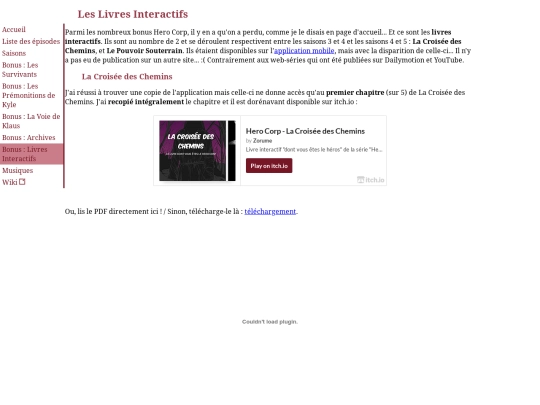 livres screenshot