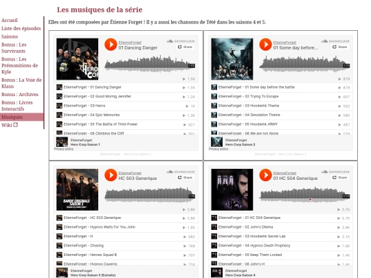 musiques screenshot