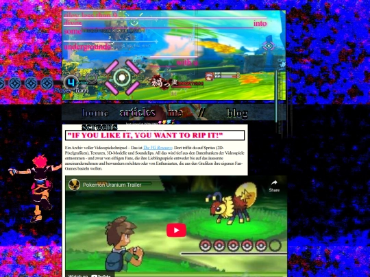 sprites-ripping-fangames screenshot