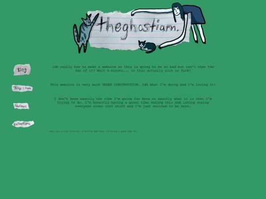theghostiam_homepage screenshot