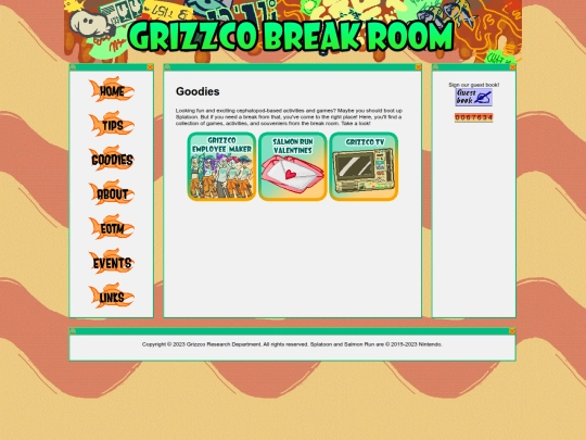 goodies screenshot