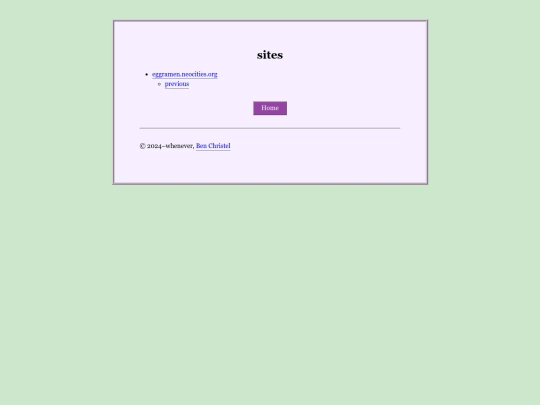 sites screenshot