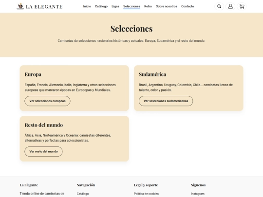 selecciones screenshot
