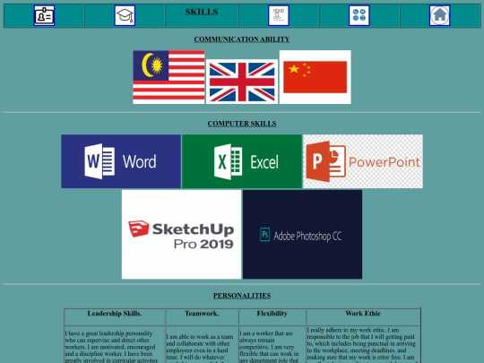 resume2 screenshot