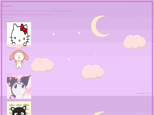 sanrio screenshot