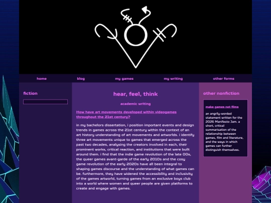 writings screenshot