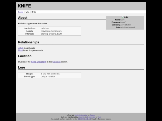 who/knife screenshot