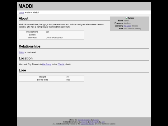 who/maddi screenshot