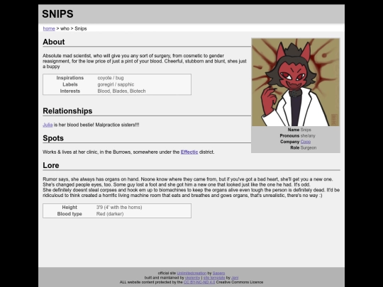 who/snips screenshot