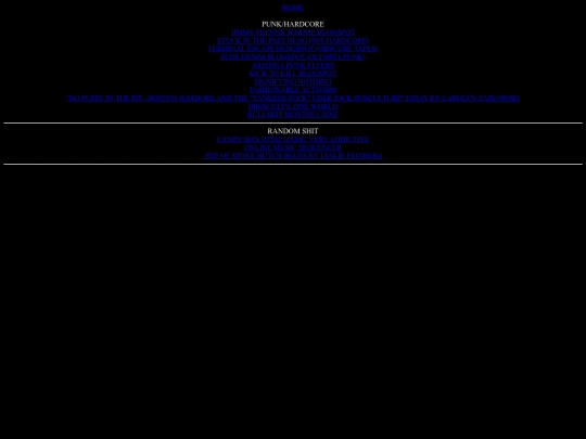 links screenshot