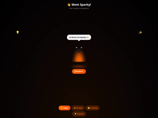 Golden Demo/Index/sparked-mobile-demos/Mobile marketing/Phone friendley marketing/sparked-marketing-enhanced/10-sparky-character screenshot