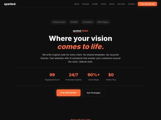 sparked-services-v5 screenshot