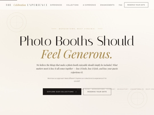 thecelebrationexperience-website screenshot