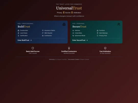 universal-trust-demo screenshot