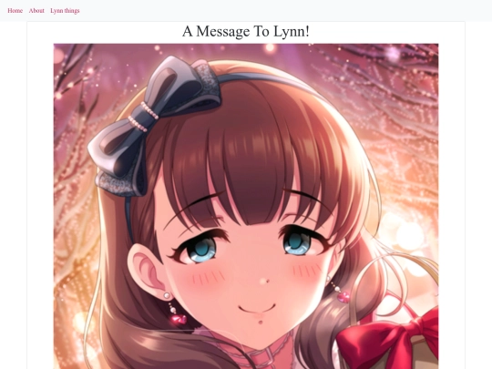 message screenshot