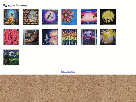 paintings screenshot