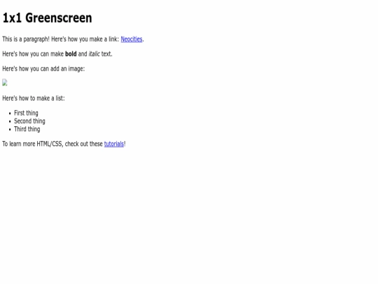 index screenshot