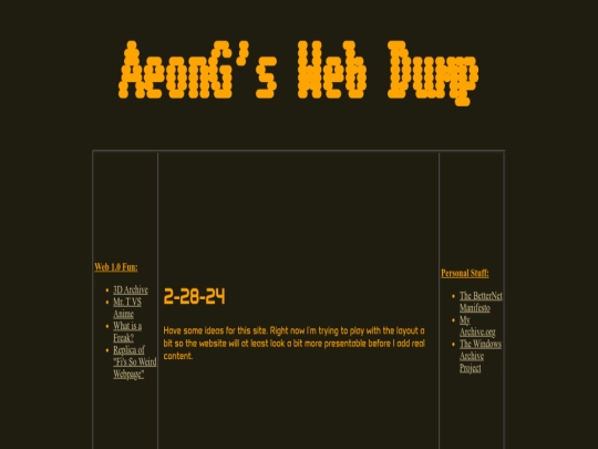 index screenshot