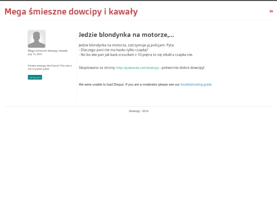 dowcip/Jedzie-blondynka-na-motorze screenshot