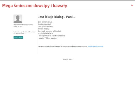 dowcip/Jest-lekcja-biologi-Pani screenshot