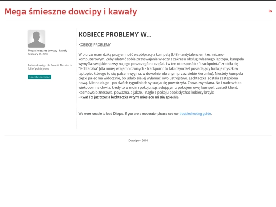dowcip/KOBIECE-PROBLEMY-W screenshot