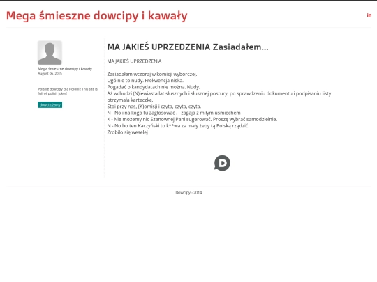 dowcip/MA-JAKIES-UPRZEDZENIA-Zasiadalem screenshot