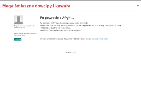 dowcip/Po-powrocie-z-Afryki screenshot