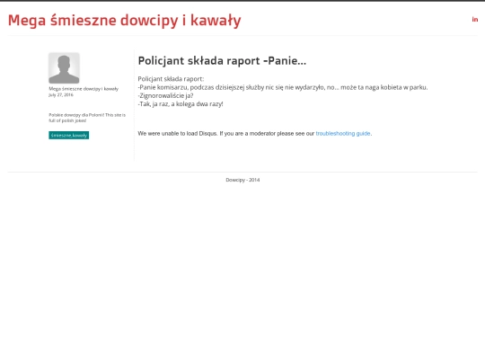dowcip/Policjant-sklada-raport-Panie screenshot