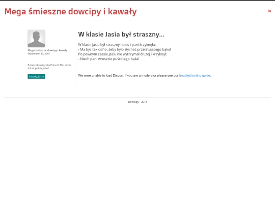 dowcip/W-klasie-Jasia-byl-straszny screenshot