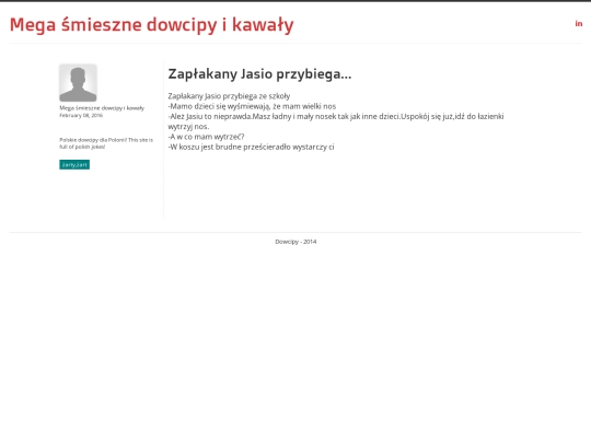 dowcip/Zaplakany-Jasio-przybiega screenshot