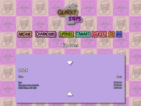 updates/navigation screenshot