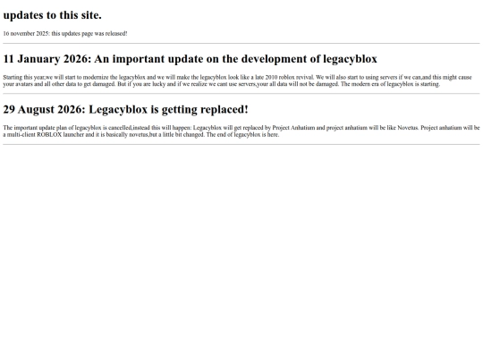 updates screenshot