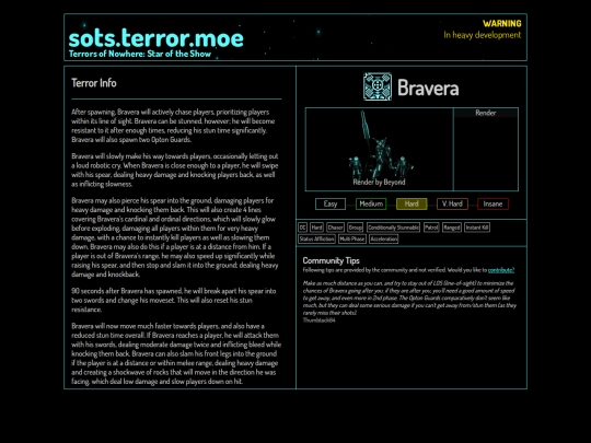 compendium/bravera screenshot