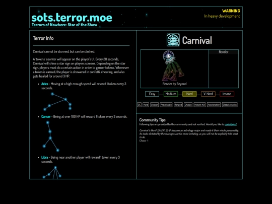 compendium/carnival screenshot