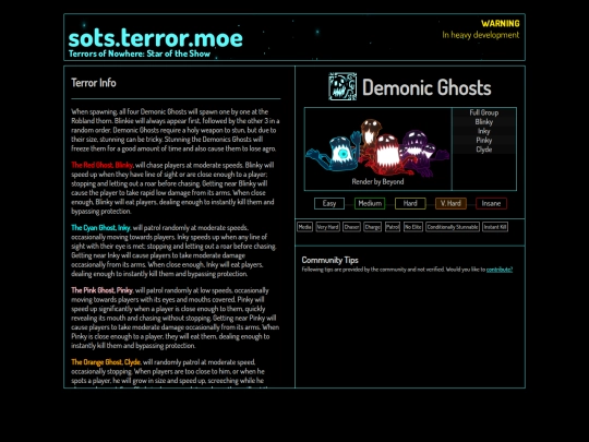 compendium/demonicghosts screenshot