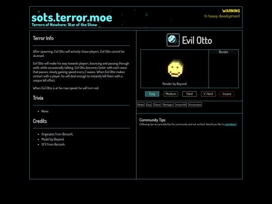 compendium/evilotto screenshot