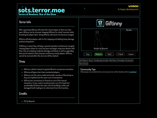 compendium/giftinny screenshot